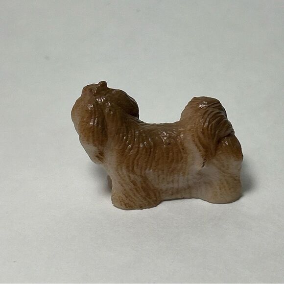 Set Of 4 Rubber Dog Figure Pencil Topper Poodle, Pekingese, Yorkie, Afghan Hound - Picture 10 of 14